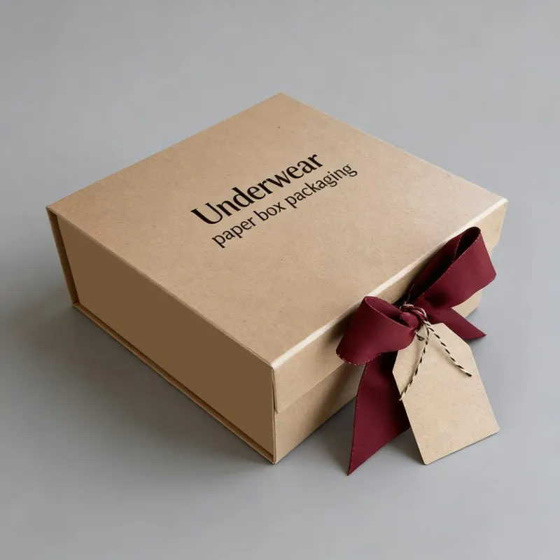 リボン留め式カスタム剛性ギフトボックス：リサイクル可能・高級ギフトパッケージボックス（香水・ジュエリー用）