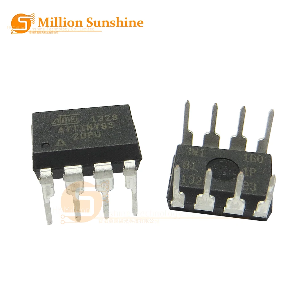 New and Original  ATTINY85-20PU ATTINY85 20PU ATTINY85- 20 ATTINY85 IC MCU 8BIT 8KB FLASH 8DIP factory