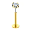 White zircon-Gold