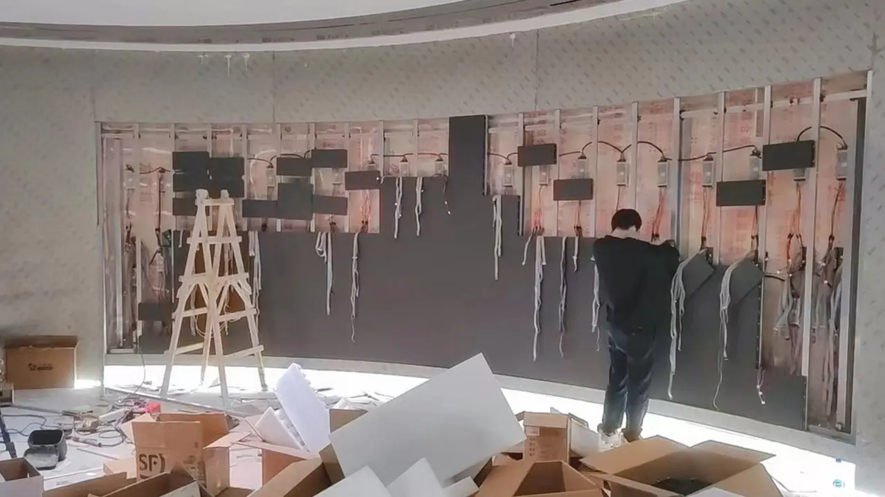 indoor curved led display