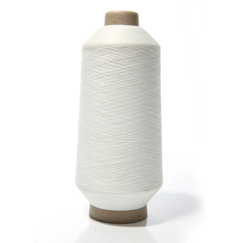 Dty nylon yarn knitting sewing textured nylon elastic High Stretch Nylon Yarn 70D/2 raw white yarns