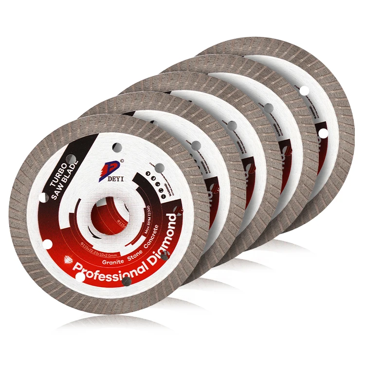 4.5 Inch Super Thin Diamond Ceramic Saw Blade Turbo Blade for Cutting Porcelain Ceramic Tile Granite Brick Concrete