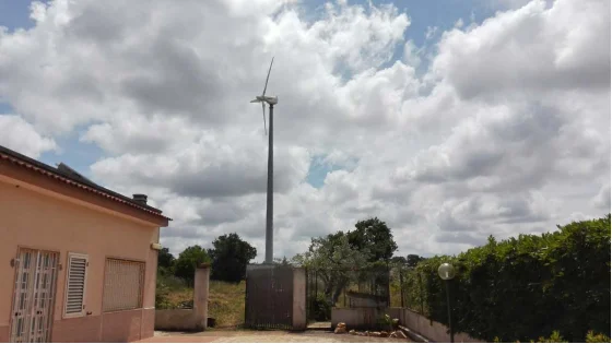 turbina eólica horizontal da linha central 30kW para o uso da casa
