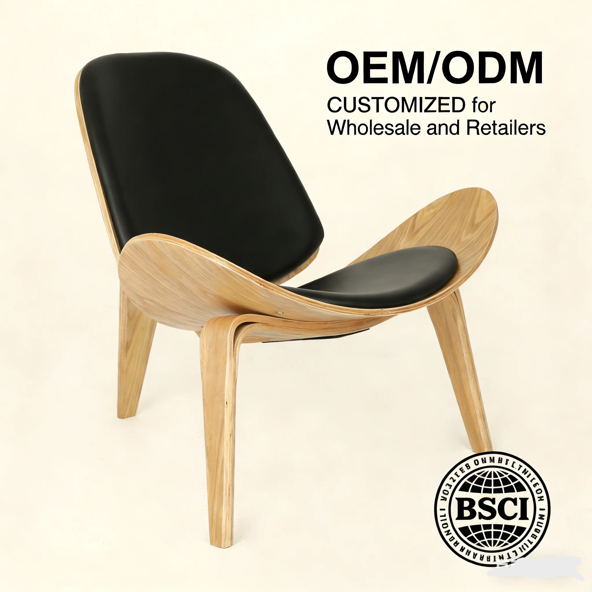 European Design Style Real Solid Wood Flooring Hardwood Indoor Living Room Modern Chair