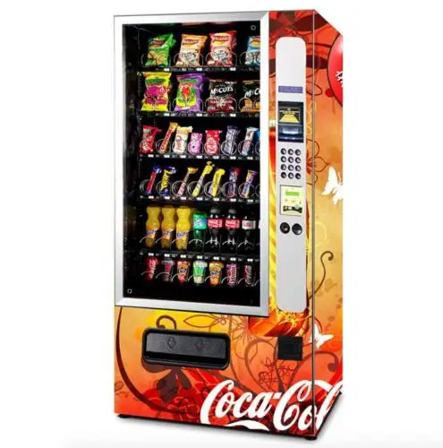Food/Drink /Combo Machine Vending Machine with Elevator Lifting Function Vending Machine with Credit Card Payment System