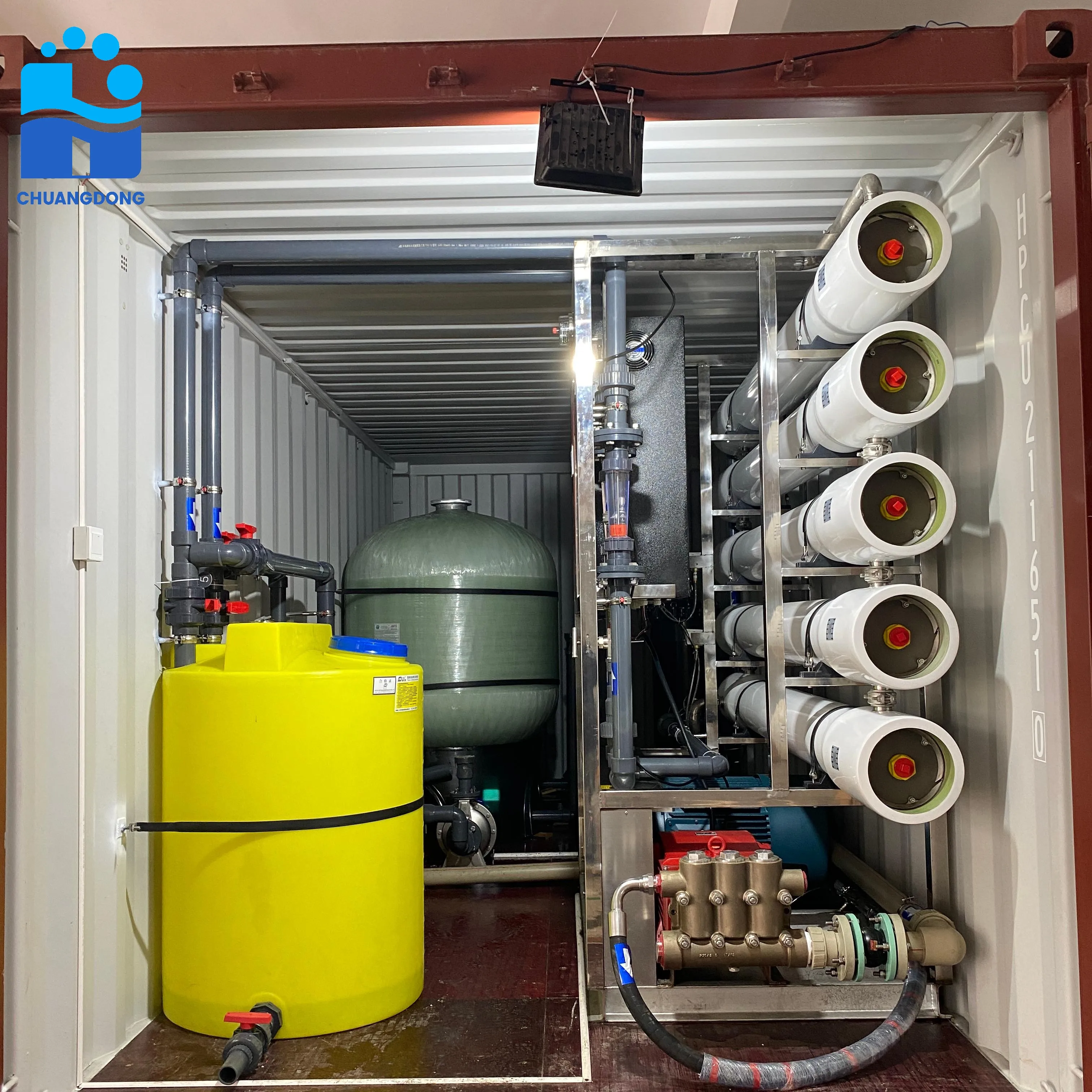 Compact Salt Drinking Water Factory RO Plant Desalination Equipment Groundwater Well Reverse Osmosis Machinery