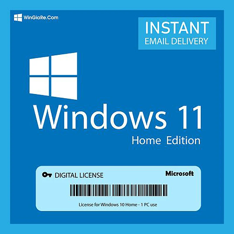 Code principal d'activation à la maison de la victoire 11 en ligne 24 heures d'email de la livraison de vente au détail principale à la maison de Windows 11 prêts Digital
