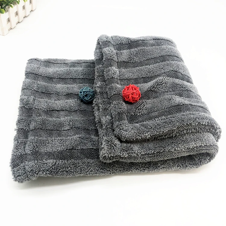 THE HOUSE OF RAGS - The Diva - Large Professional Microfiber Car Drying Towel 30x35 Inches 70 30 Premium Korean Quality 1500 Gsm Twist Loop Suede Edge Pack Of 1