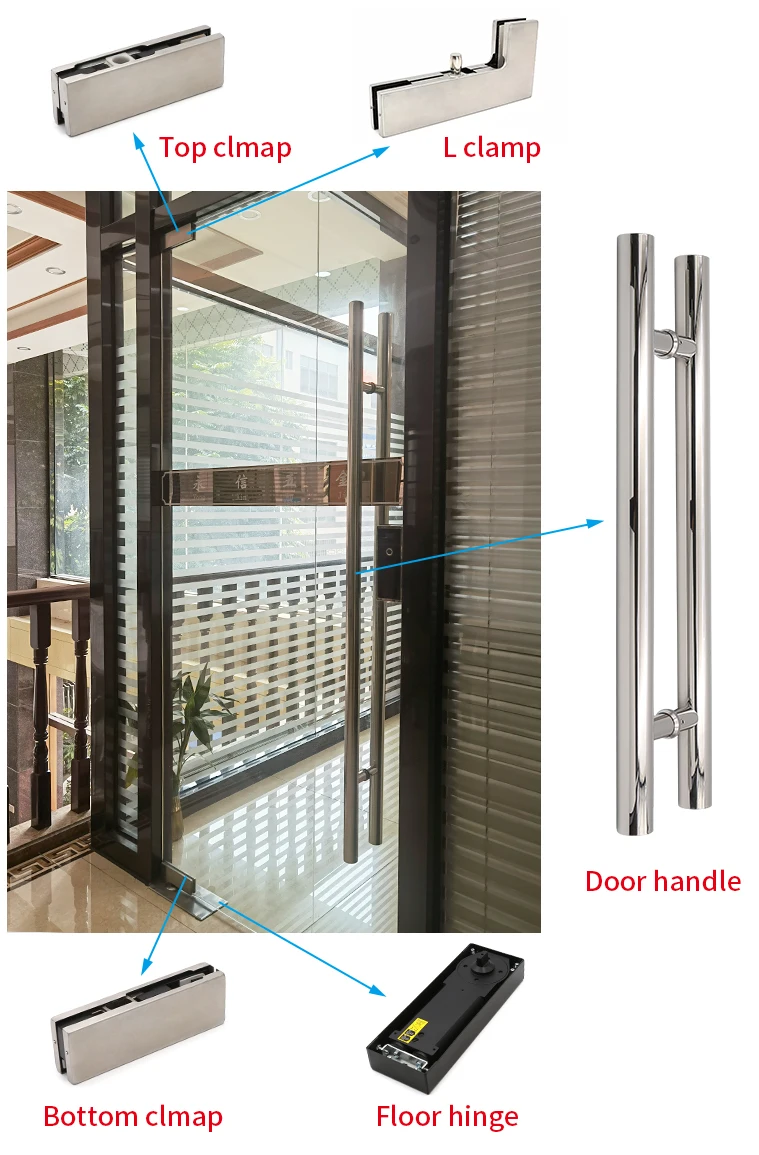 Handles Gate Stainless Steel Hardware Glass Double Pull Metal Design Door  Handle (01-140) - China Handle, Door Handle