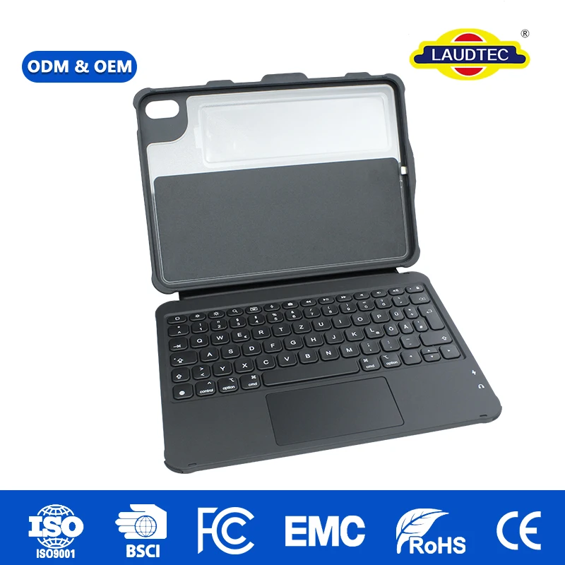 Rugged Keyboard Case for Classroom Use with Pencil Slot, Drop-Proof Multi-Angle Stand, RoHS Certified for iPad A16