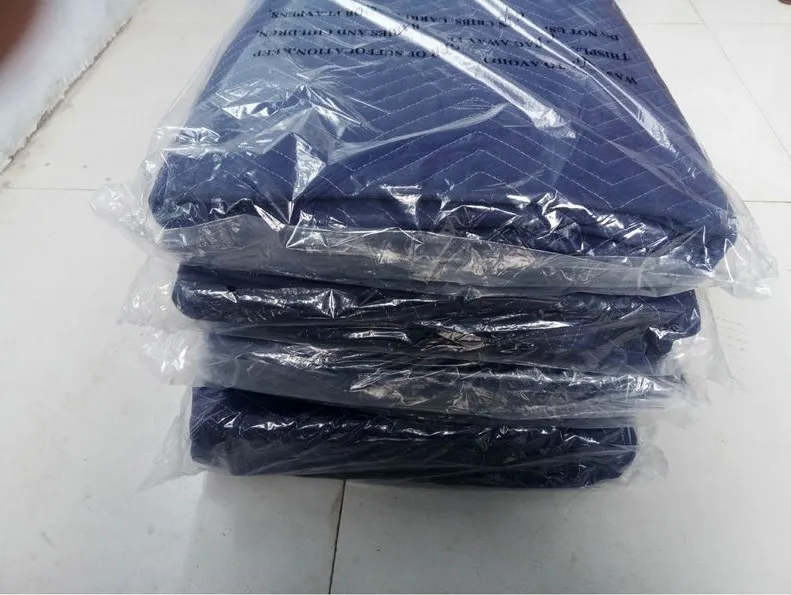 72x80 3PCs Extra Thick Furniture Moving Packing Blanket For Shipping Furniture Pads