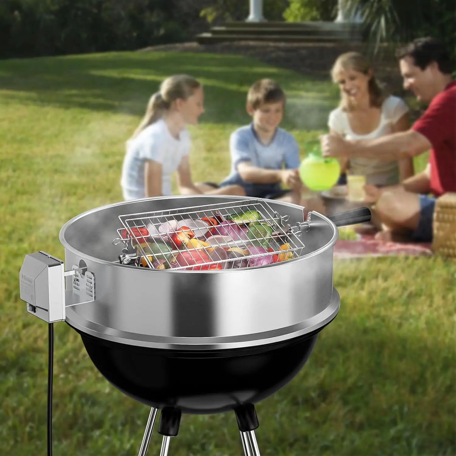 Rotis Kit BBQ Rotisserie Ring Kit Durable Metal Charcoal Heat Resistant ODM Brand ...