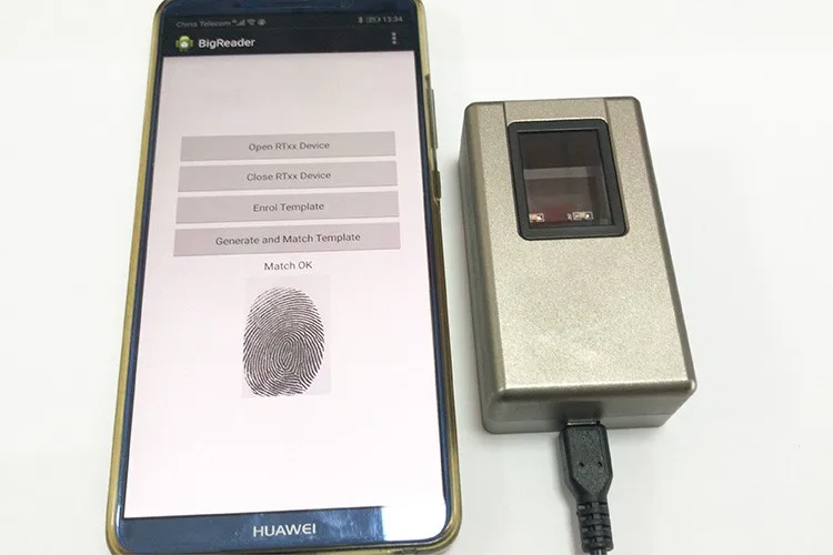 LRU0920 USB Fingerprint Reader /OTG Fingerprint Reader  Support Android Fingerprint Scanner