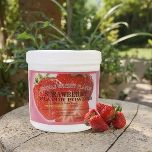 Food Industry Grade Strawberry Juice Aroma Powder Strawberry Fruit Flavor Powder Suitable for Sandwich Biscuits and Wafers
