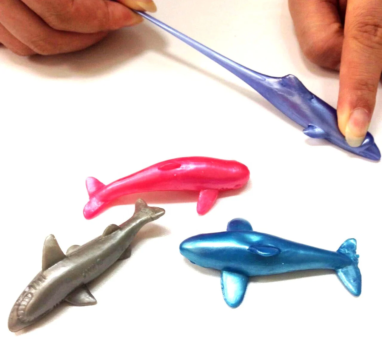 Stretch Plastic Ocean Animal Toys
