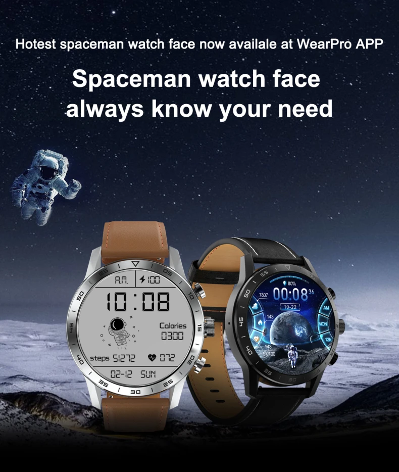 KK70 Smart Watch Wireless Charging Rotate Button 1.39 Inch HD Large Screen 454*454 Resolution Stainless Steel Smartwatch (11).jpg