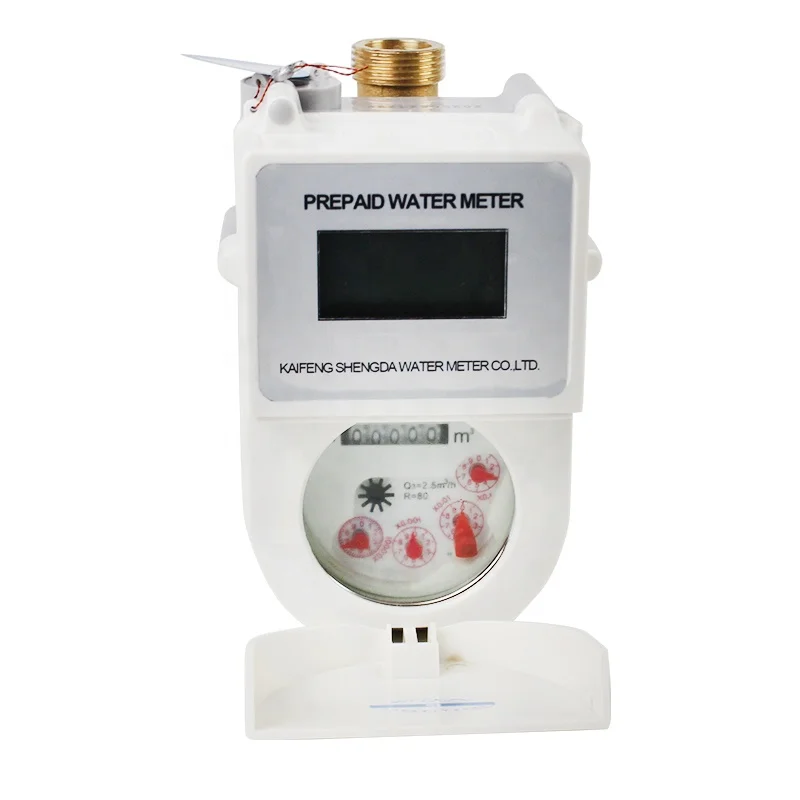 Multi Card Rf Digital Prepaid Water Kiosk Water Meter with Sim Card