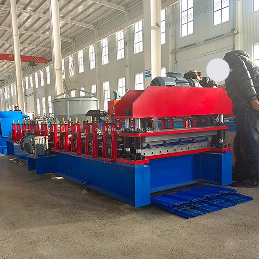 Galvanized Steel Cold Bending Roll Forming Machine 840 Single Layer ...