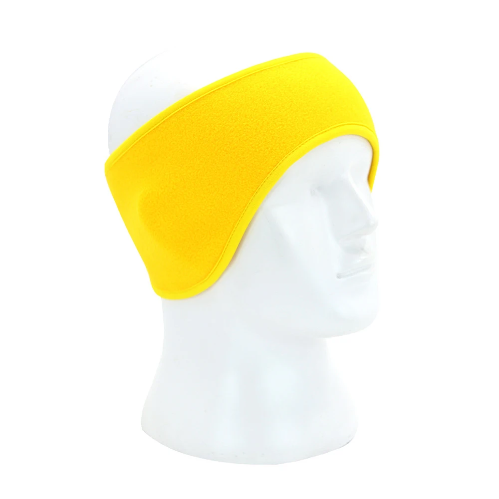 Yellow Fleece Ear Warmer Headband