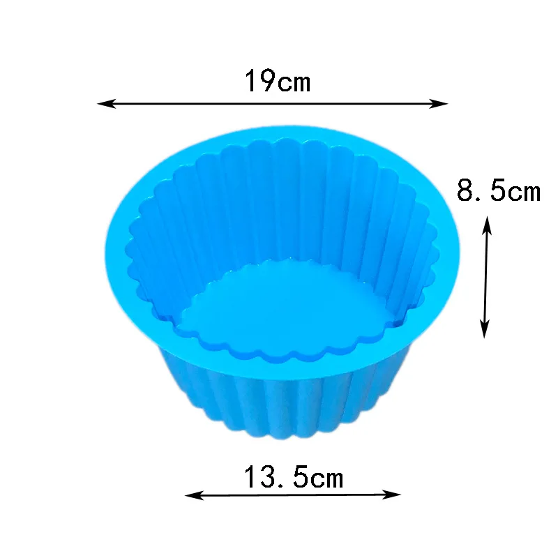 Inch Round Silicone Cake Mold Food Grade DIY Baking Tray for