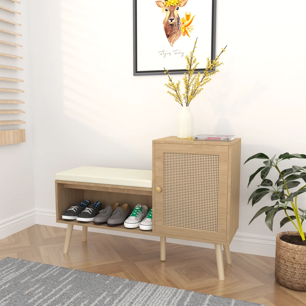 Elvarenae Ravelle Shoe Storage Bench — product detail