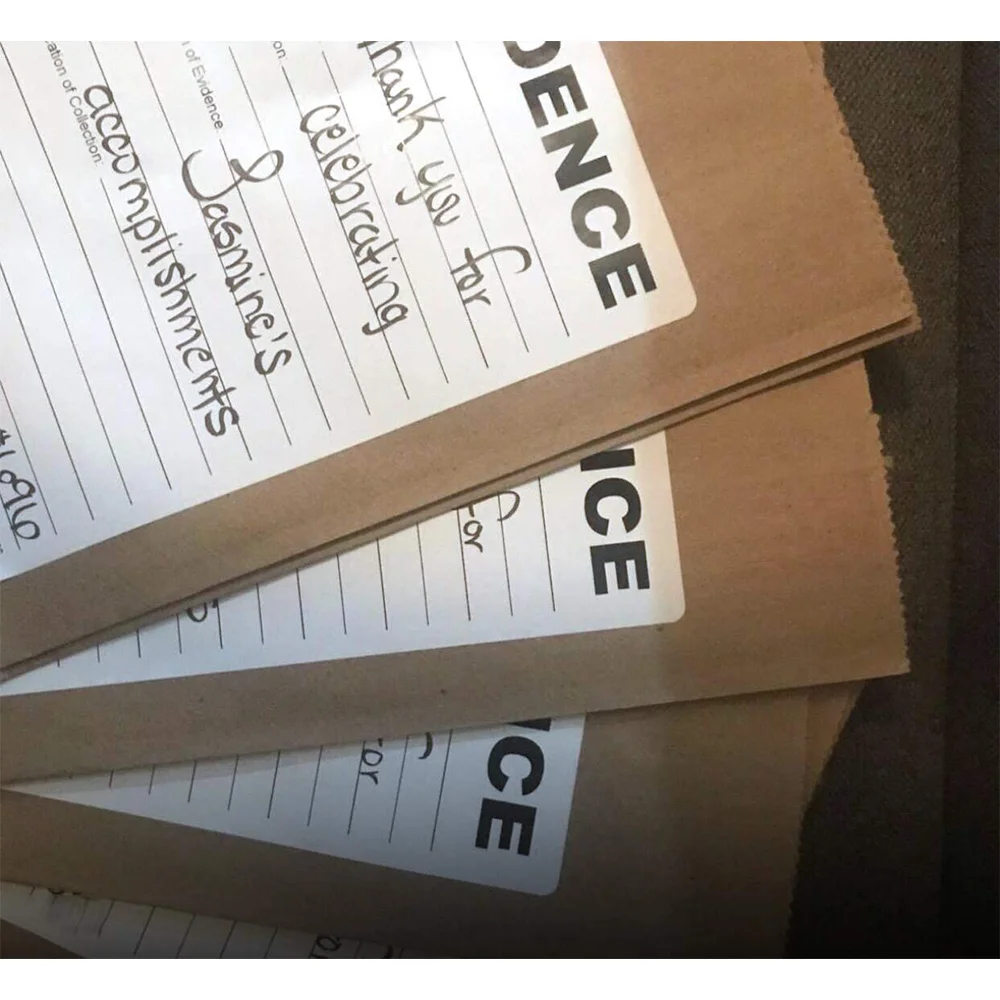Adhesive Evidence Label Stick on Evidence Stickers Labels Per Pack