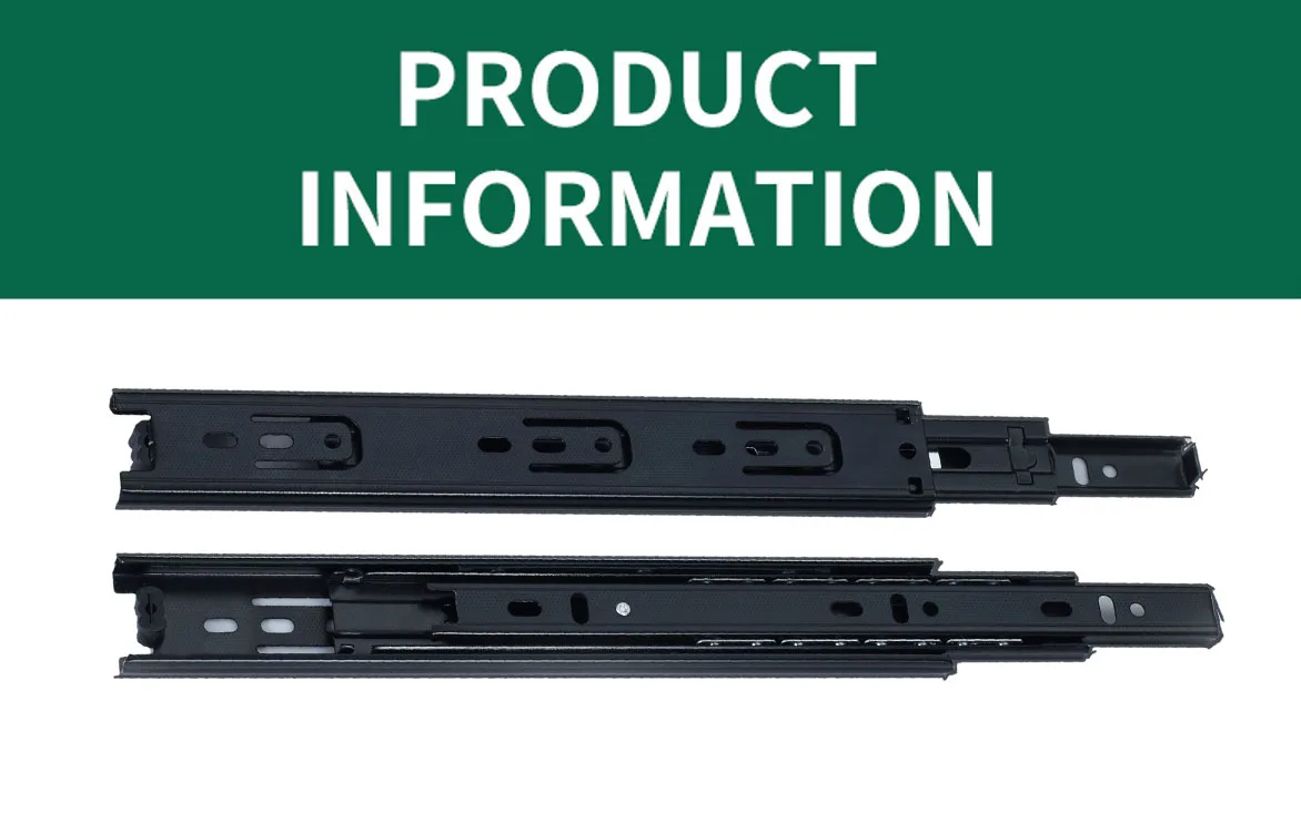 Professional Manufacturer Metal Tool Box Drawer Slide Rail 35mm Ball