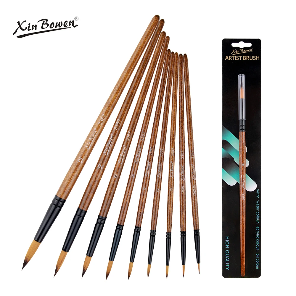 Кисть для рисования 9 размеров