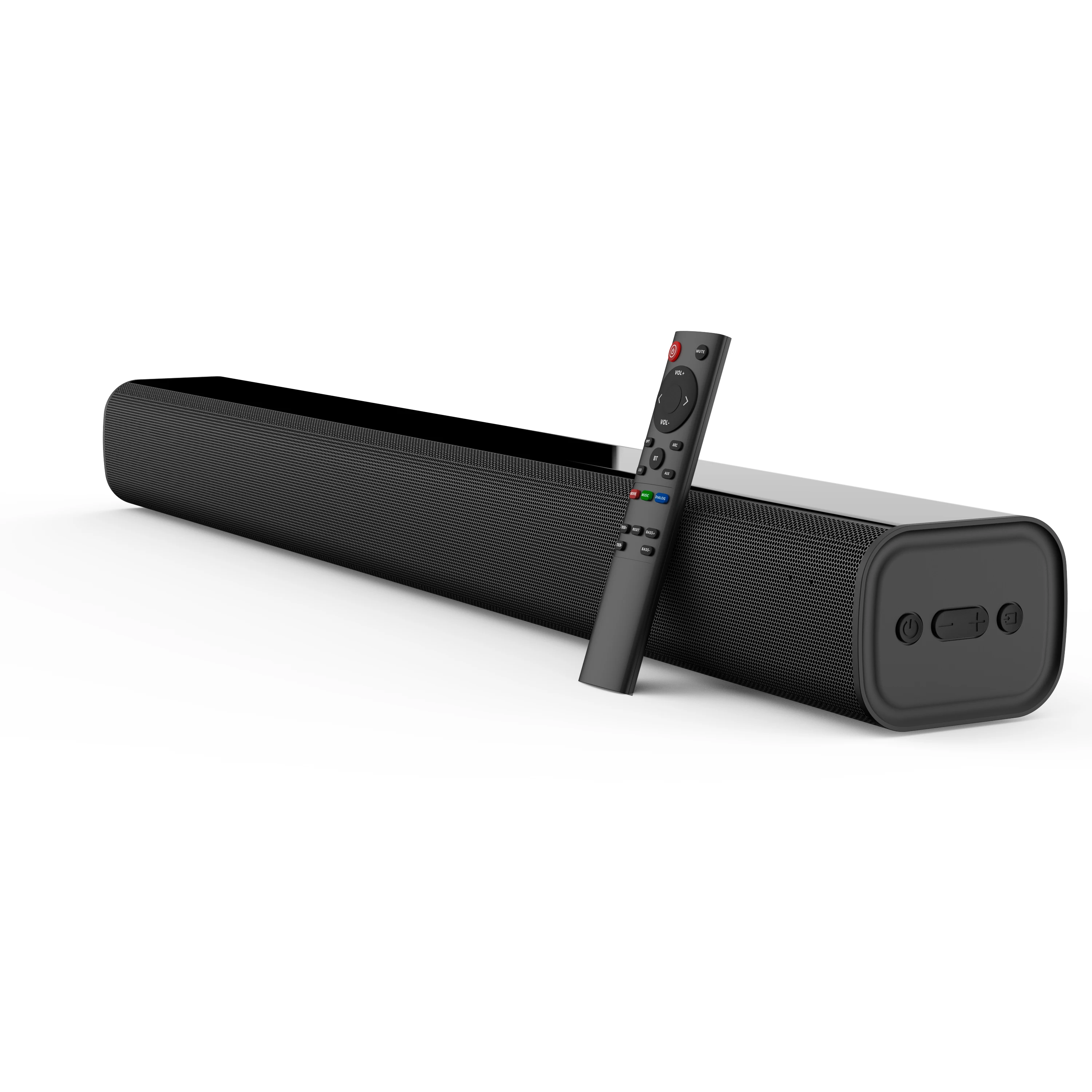 100watt Bluetooth Optical Usb Aux Coaxial Arc Powerful Deep Bass Tv Soundbar Metal Speaker With