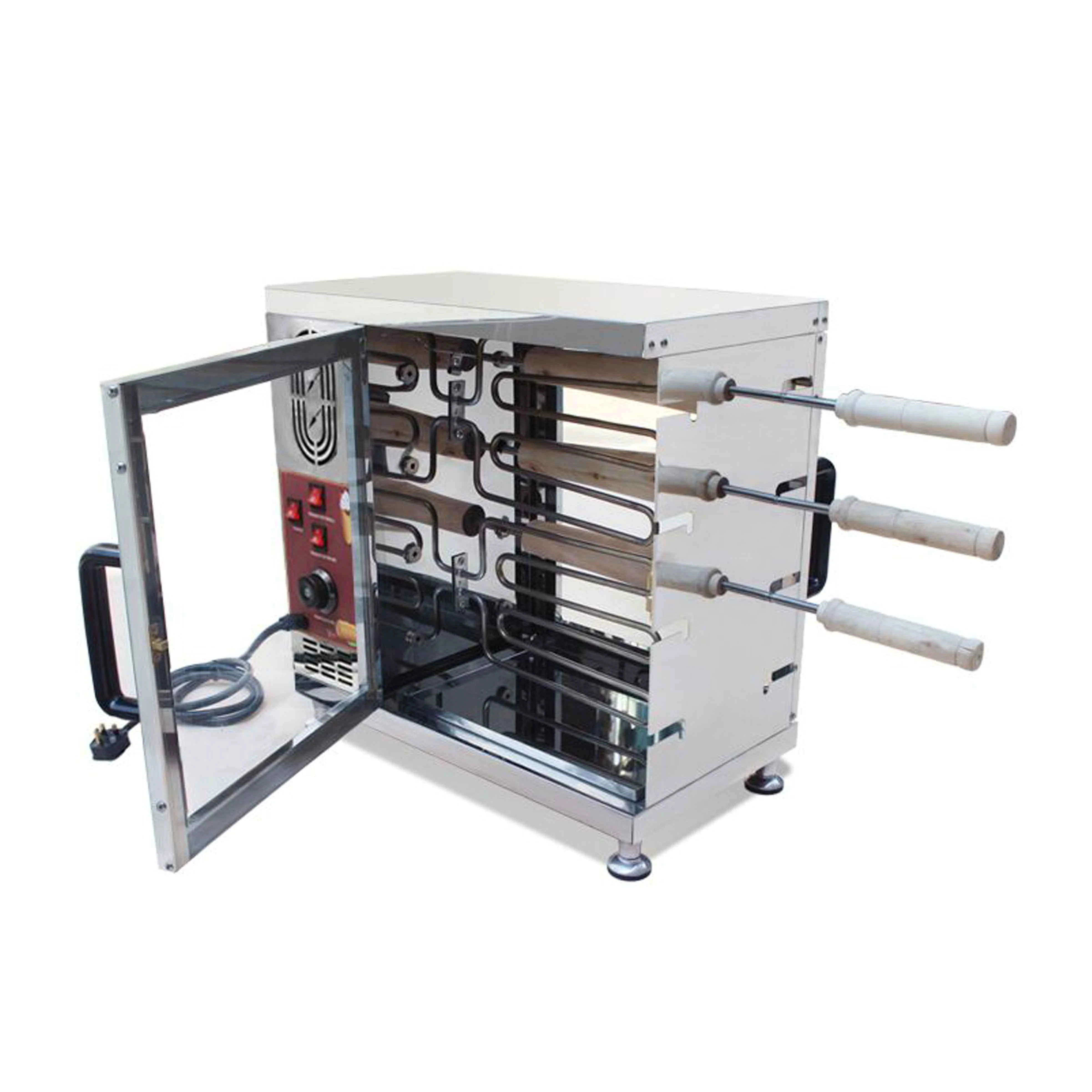 Электрическая роликовая машина Kurtos Kalacs из нержавеющей стали, 8 роликов