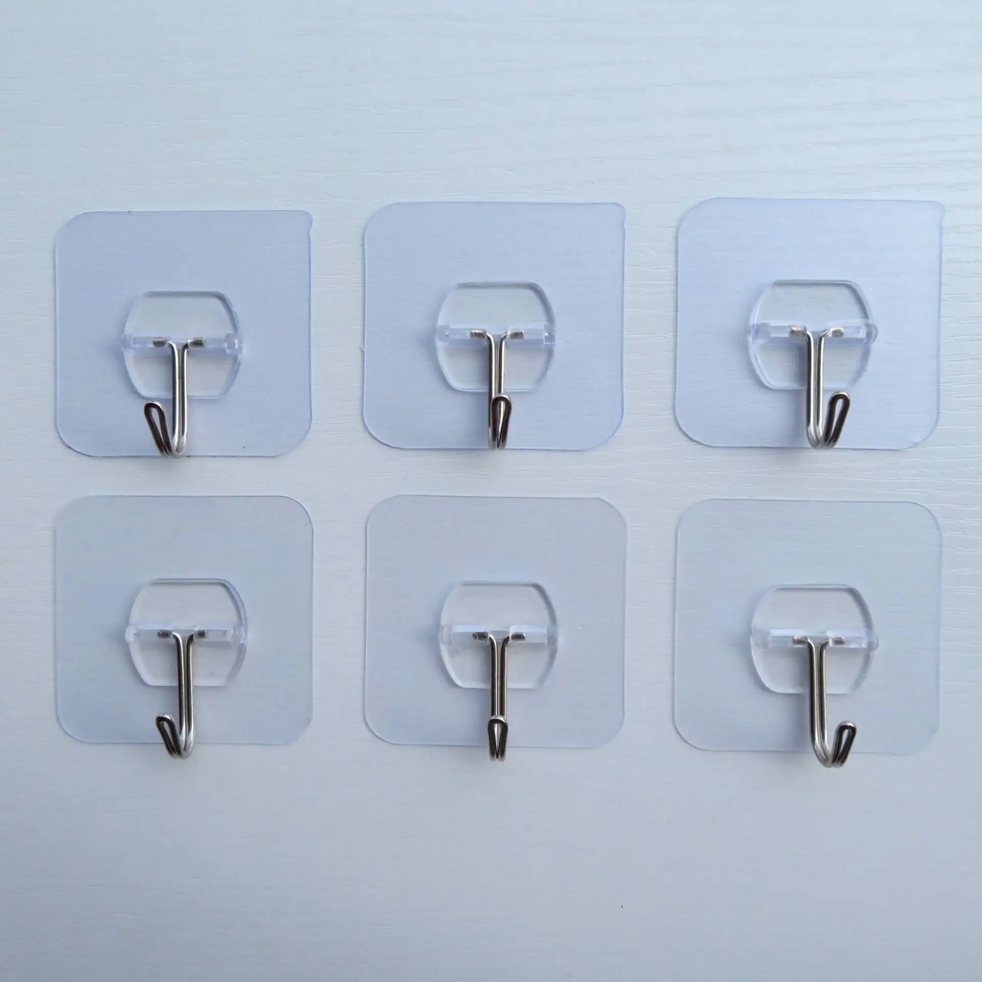 6cm Transparent High Quality self adhesive hooksStrong Traceless Wall Hook Manufacturers Simple Household Goods supplier