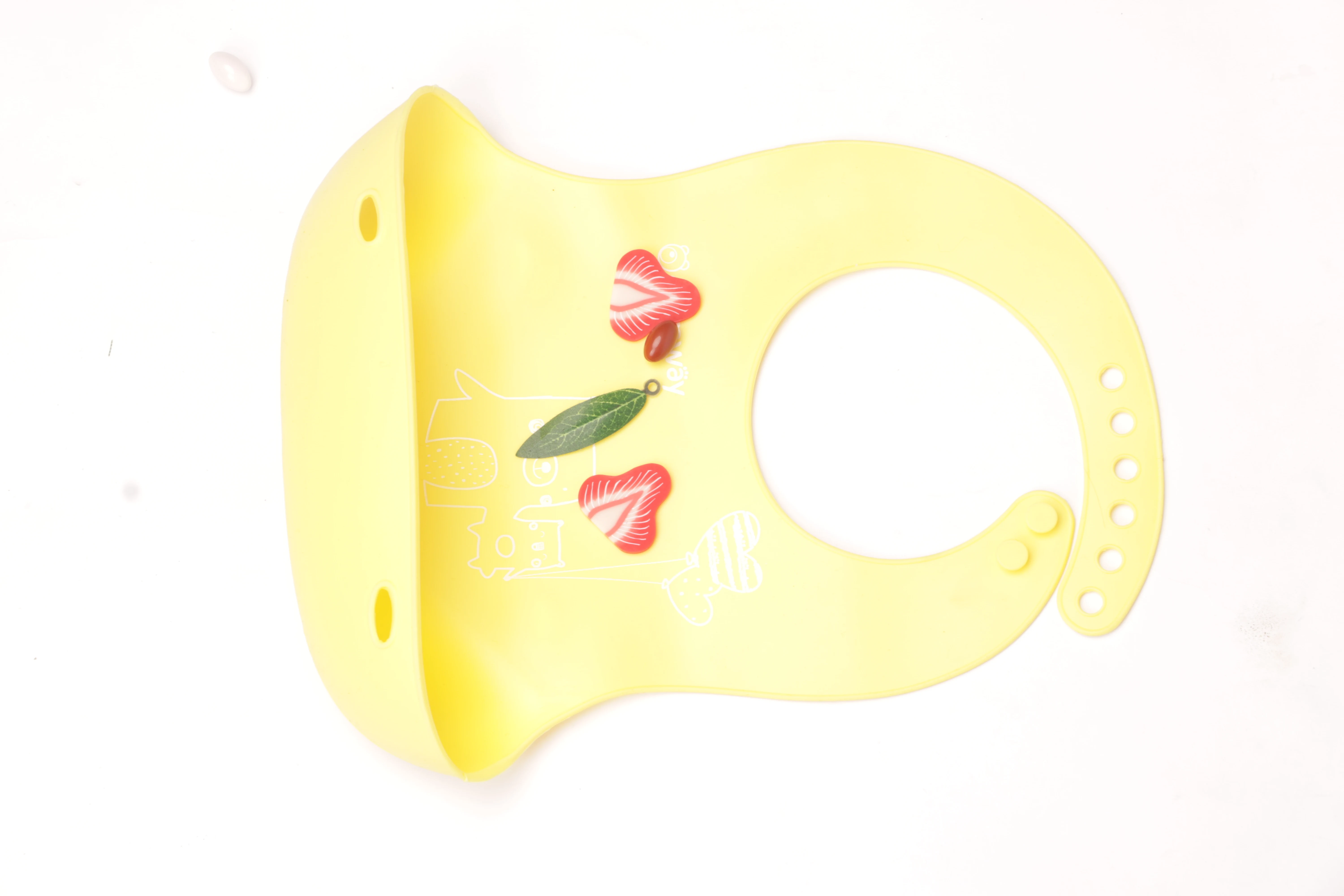 Горячая продажа Детские силиконовые нагрудники милые животные Бегемот нагрудник