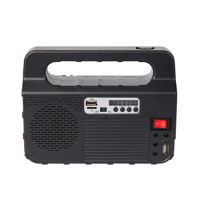 Multifunction Solar Light System Radio Speaker 6V 3W Panel Solar Kit Solar Home System for Camping