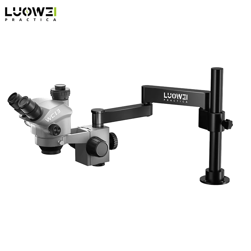 Luowei&wci3 750x Trinocular Microscope With 360 Degree Rotating