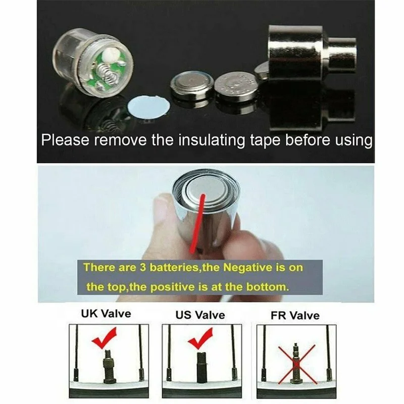 Universal Waterproof Colorful Firefly  LED Flash Tyre Wheel Valve Cap Tire Stem Light Lamp for Bike Car Motorcycle