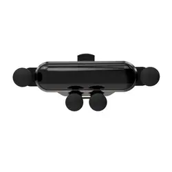 Гравитационный автомобильный держатель с поворотом на 360 градусов, гибкий держатель для мобильного телефона с креплением на вентиляционное отверстие