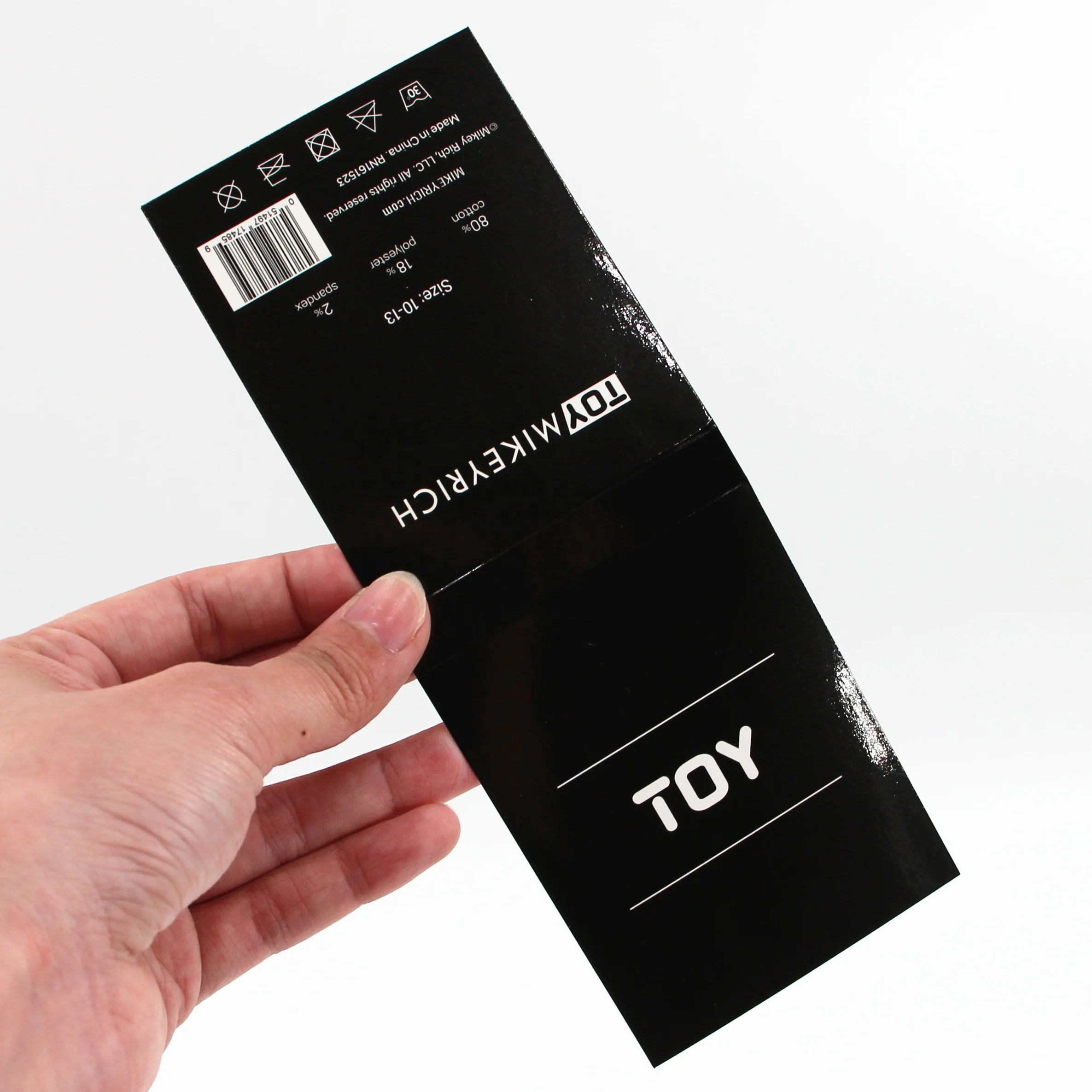 Paper Cards Printing Socks Card Glossy Laminate Color Printing Thank You Card for Small Business