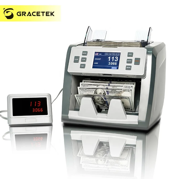 USD, EUR, GBP,  CAD,  MXN cash bill counter  money detector machine-133025