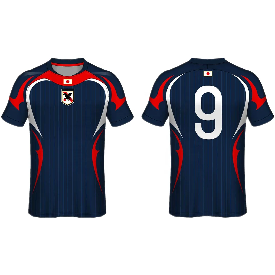 Polyester Sublimation Retro Yellow Custom Soccer Jersey Set High Quality Football Sportswear