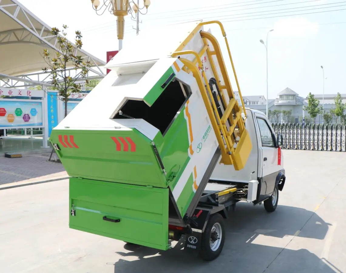 Electric Garbage Transport and Compact Tuck Turbine Electric Garbage Truck