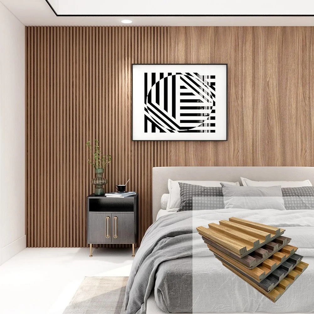 Fluted Wood Wall Panels for Interior Decor - Eco-Friendly Pine & MDF ...