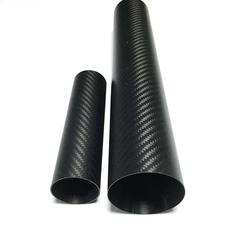 High Quality 3K Custom Length Round Carbon Fiber Tube Premium Custom Carbon Fiber Pipe