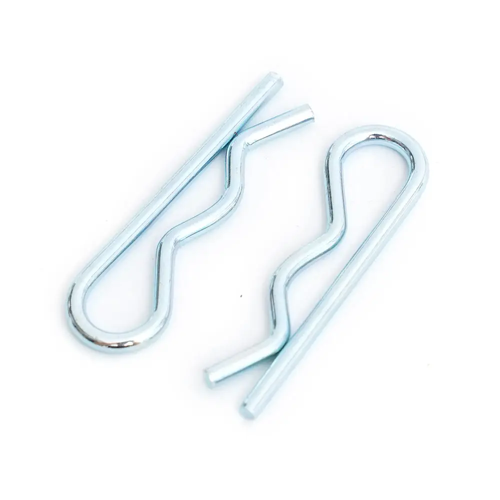 R Spring Clips Retaining Wire Hair Pins for Trailer Tractors Mower Carts Truck