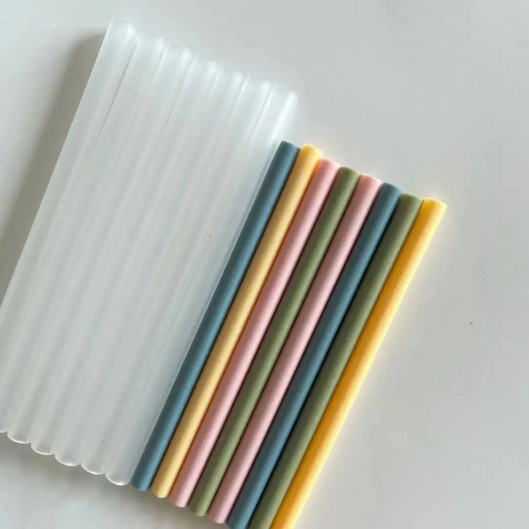 Wholesale OEM logo Hot Melt Glue Stick 11mm Transparent Environmental protection Gun Sticks