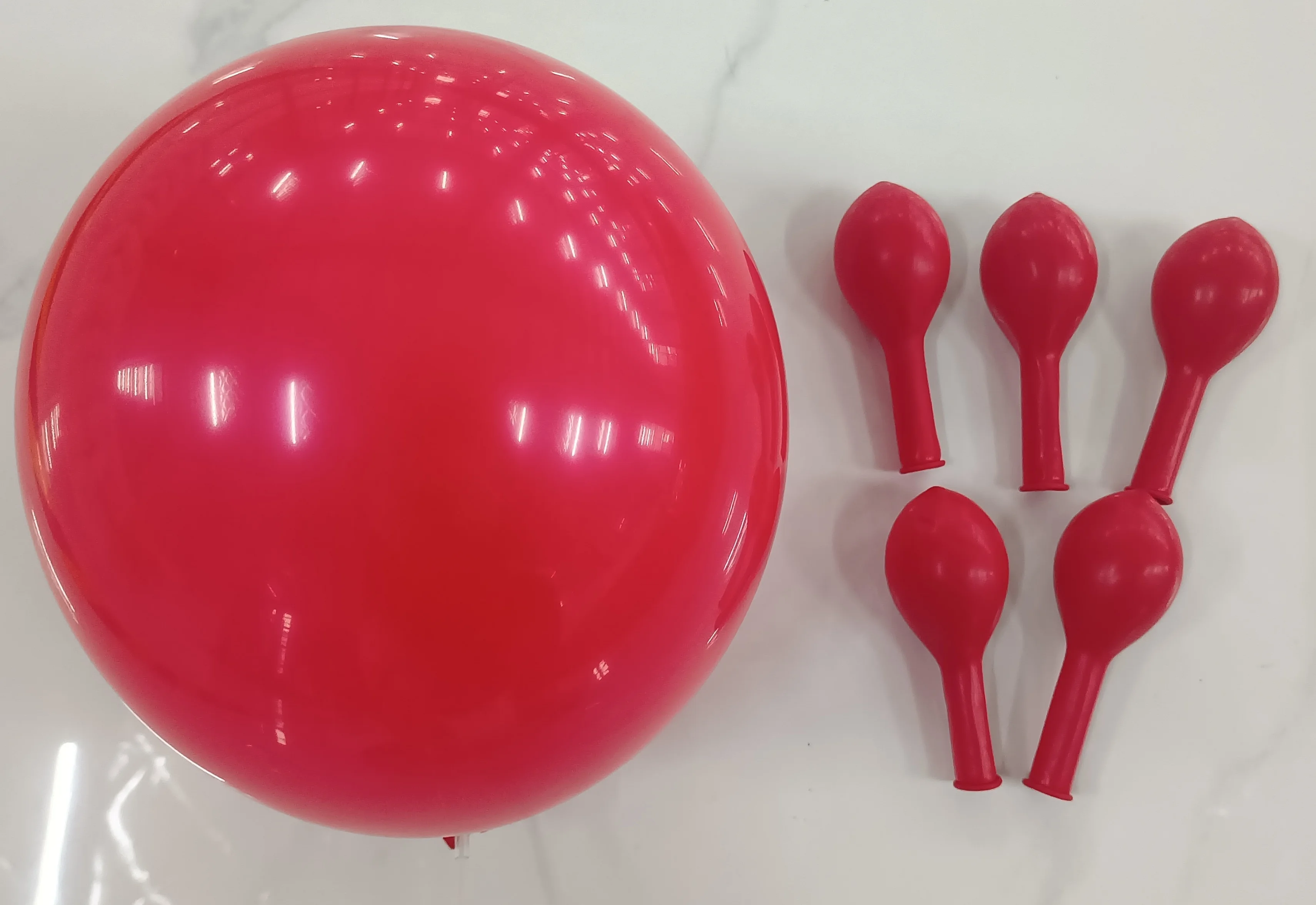 100 Ballons à Modeler Longs Latex Rouge 260Q - Pour Sculptures, Décoration Fête, Anniversaire, Mariage - 8
