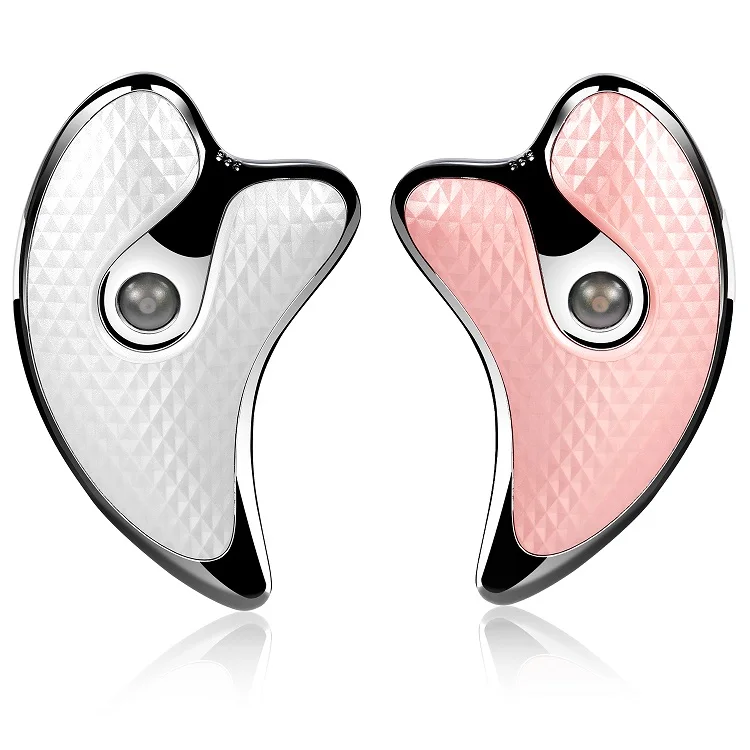 22 Skin Scraping Massage Electronic Vibration Thermostatic Heat Face Lift Tighten Eye Gua Sha Facial Tool