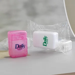 Daily Care Factory Direct Colored Box Cool Mint Flavor 10m Nylon Dental Floss for Bulk Promotion 630D Oral Floss