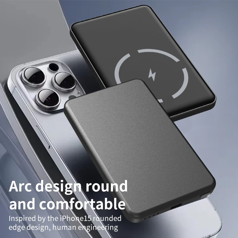 N3 Mini Magnetic Wireless Power Bank 5000mah 10000mah Magnet Super Slim Thin Powerbank Inalambrico Portable Charger for iPhone