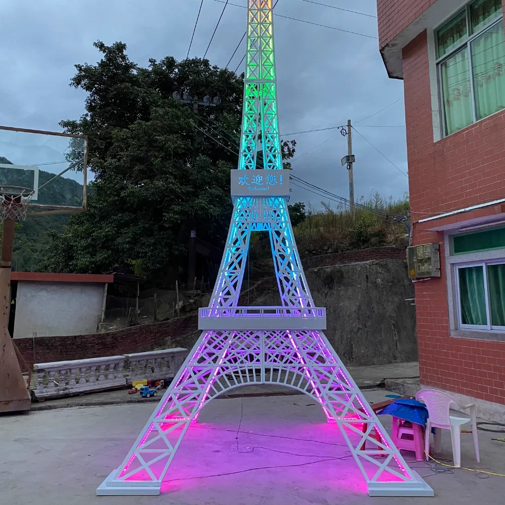 Customized Large Iron Eiffel Tower Model - Metal Crafts for Home