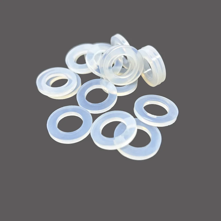 Customized LSR Silicone Pieces Custom Injection Molding Silicone Rubber Round Flat Washer Seals
